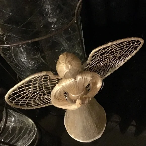 Vintage Straw angel. 9” tall. - Picture 9 of 9